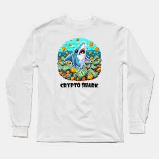 Crypto Shark Long Sleeve T-Shirt